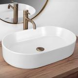 Lavabo da appoggio Rea NADIA 60 WHITE MATT