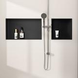 bathroom shelf 30x30 matte black