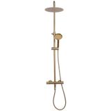 Duschgarnitur mit Thermostat REA Lungo Gold Brush