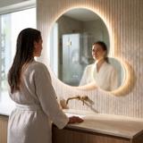 Mirror LED R-9045 90cm + 45cm