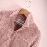 Bluza Damska Sherpa z kołnierzem Dirty Pink  M