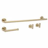 Kylpyhuonetarvikesetti  Ari Brush Gold 4 osaa