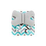 Mata do wózka dwustronna 4w1 Grey/White Star