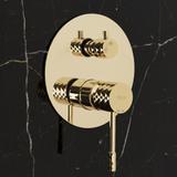 Komplet za tuširanje za vgradnjo Rea Lungo Diamond Gold + BOX