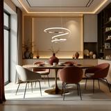 Люстра LED G080-1CP Gold