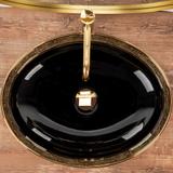 Vasque à poser Margot Gold/Black