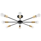 Lampe Spider 8 Black Gold APP502-8C