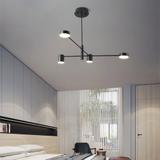 Deckenlampe 4-Arm APP596-4C Black +REMOTE