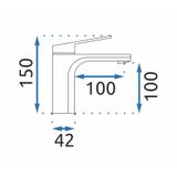 Bathroom faucet Rea Marco BLACK Low