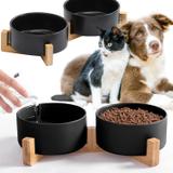 MISKA NA KARMĘ I WODĘ DLA ZWIERZĄT CZARNA 331579