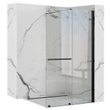 Zid tuša Rea Cortis Crni 120