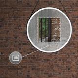 Scáthán Bhabhta LED Crochta ar Stráip 80cm 105