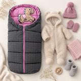 Śpiworek dziecięcy 4w1 Horse Grey-Purple