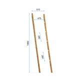 POLICA LJESTVE BAMBUS VISOKA 186cm