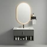 Conjunto de muebles de baño con lavabo Toledo 60cm Grey