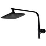 REA Tom dušas komplekts melns ar termostatu