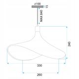 BAMBUS-PENDELLEUCHTE APP1642-1CP 30cm