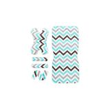 Mata do wózka dwustronna 4w1 Pink/Grey ZigZag