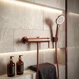 Sprchová hadica proti skrúteniu Rea Brush Copper 150 cm