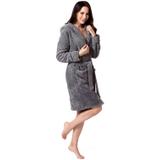 Bathrobe Dressing-gown DIAMOND Grey S/M