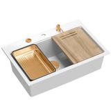 évier en granit MARC 110 WORKSTATION White