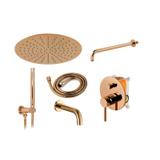Built-in shower set Rea Lungo Copper + BOX