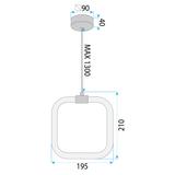 Lampe LED LHJ056-CP1 BRUSH GOLD