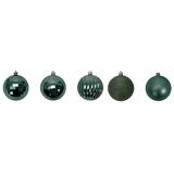 BOMBKI CHOINKOWE ZIELONE 34 SZT SYSD1688-027