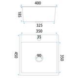 Évier en acier Leo 40 BRUSH COPPER