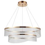 LAMPA SUFITOWA WISZĄCA G146-2CP ZŁOTA