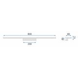 Applique murale Gold 80cm APP838-1W