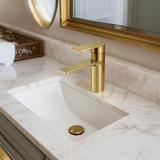 Bathroom faucet REA Storm Gold Low