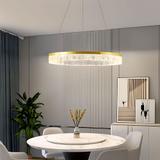 Lampa wisząca LHJ046-CP 50 cm ZŁOTA