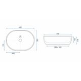 Vasque à poser Rea Lara Stone