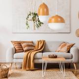 Deckenlampe Metal Wood APP951-1CP Ground