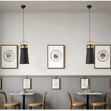 Hängelampe ASTI A Black / Gold