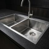 Νεροχύτης από μαύρο ατσάλι REA Joel BRUSH STEEL