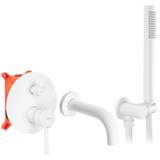 Rea Lungo slēptais vannas jaucējkrāns White Matt + Box