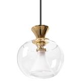 Deckenlampe Glas Kugel Gold APP902-1CP