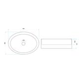 Lavoar pe blat REA Mirella Black