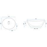 Lavoar pentru blat Rea Sofia Stone