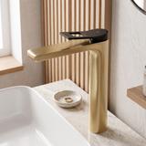 Bathroom faucet REA Soul Gold mat black High