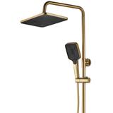 Душевая стойка с термостатом REA ROB Gold Brush