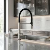 Robinet de cuisine Rea Viera nickel Brush