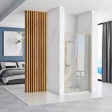 Drsna tuš vrata REA Rapid Slide 120 Gold Brush