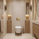J-trykknap til indbygningscisterne WC K011A-Q og Slim 024N Gold