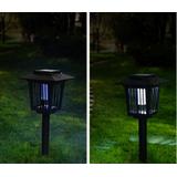 Lampa ogrodowa solarna LED owadobójcza J-22 Czarna