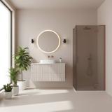 Shower enclosure REA Hugo 90x90 Copper Brush