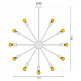 Hängelampe  APP259-18C