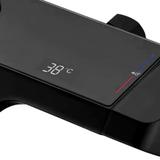 Coloana de dus cu termostat REA ROB Black